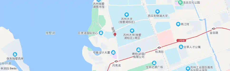 苏州独墅湖体育馆东_公交站地图_苏州公交_妙搜公交查询2025