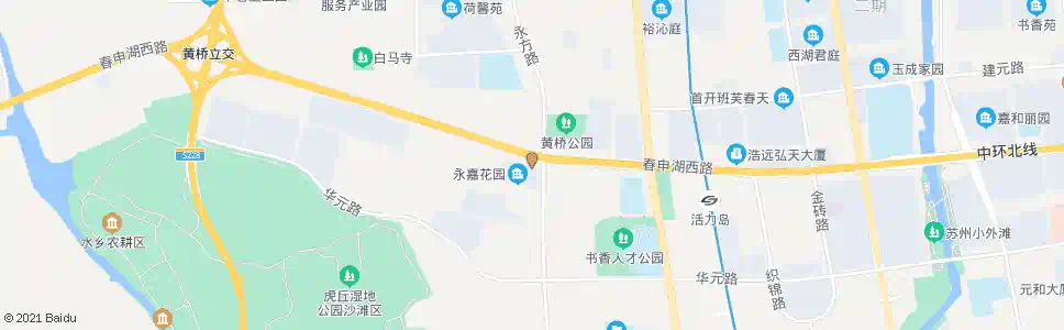 苏州永嘉花园北_公交站地图_苏州公交_妙搜公交查询2025