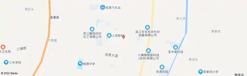 苏州桃源农贸市场_公交站地图_苏州公交_妙搜公交查询2025