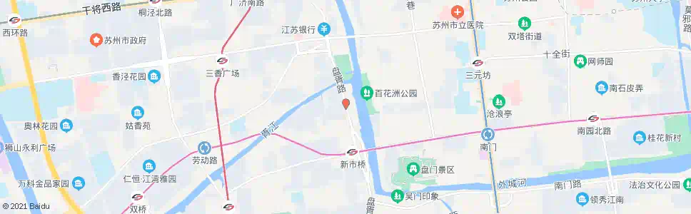 苏州新市桥游船码头_公交站地图_苏州公交_妙搜公交查询2025