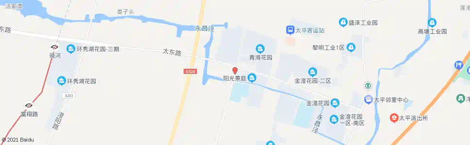 苏州阳光景庭_公交站地图_苏州公交_妙搜公交查询2025