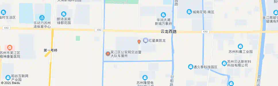 苏州中山南路云龙路南_公交站地图_苏州公交_妙搜公交查询2025