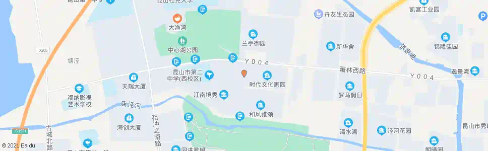 苏州时代文化家园西门_公交站地图_苏州公交_妙搜公交查询2025