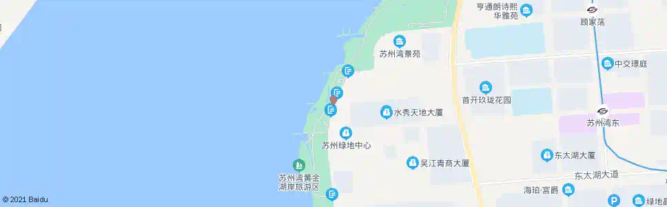 苏州苏州湾美食新天地_公交站地图_苏州公交_妙搜公交查询2025