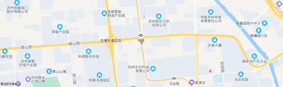 苏州珠江路鹿山路南_公交站地图_苏州公交_妙搜公交查询2025