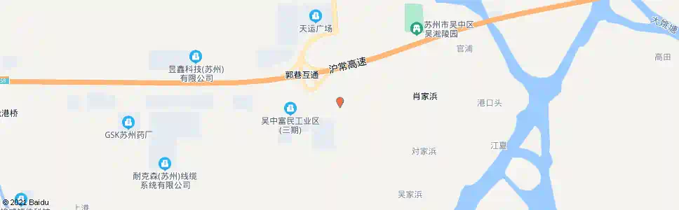 苏州浦淞桥北_公交站地图_苏州公交_妙搜公交查询2025