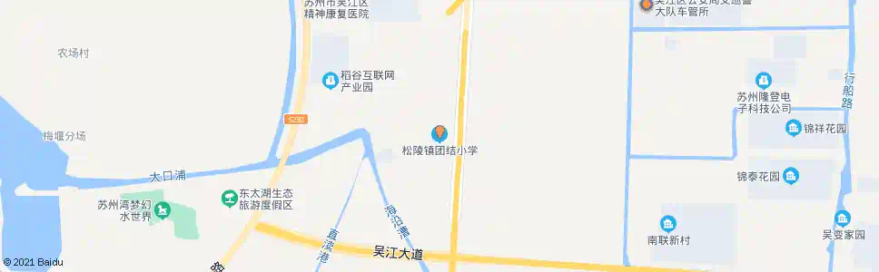 苏州团结小学_公交站地图_苏州公交_妙搜公交查询2025