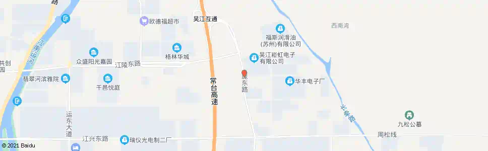 苏州南村路庞东路口_公交站地图_苏州公交_妙搜公交查询2025