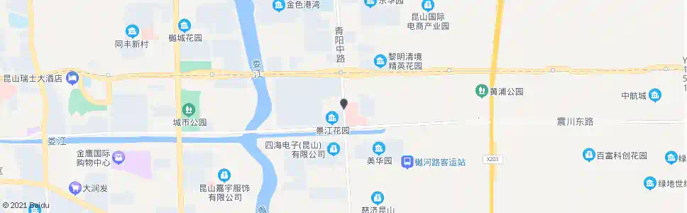 苏州青阳路震川路_公交站地图_苏州公交_妙搜公交查询2025