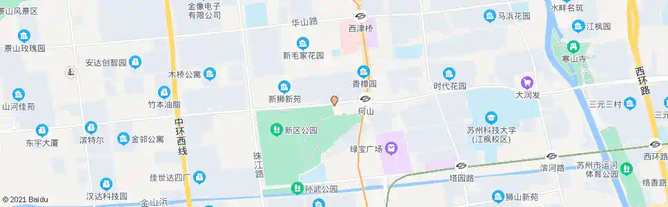 苏州祥华苑_公交站地图_苏州公交_妙搜公交查询2025
