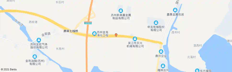 苏州港南村_公交站地图_苏州公交_妙搜公交查询2025
