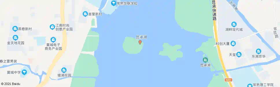 苏州昆承湖西岛_公交站地图_苏州公交_妙搜公交查询2025