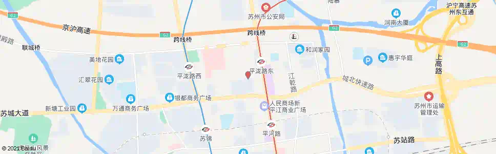 苏州莲升桥西_公交站地图_苏州公交_妙搜公交查询2025