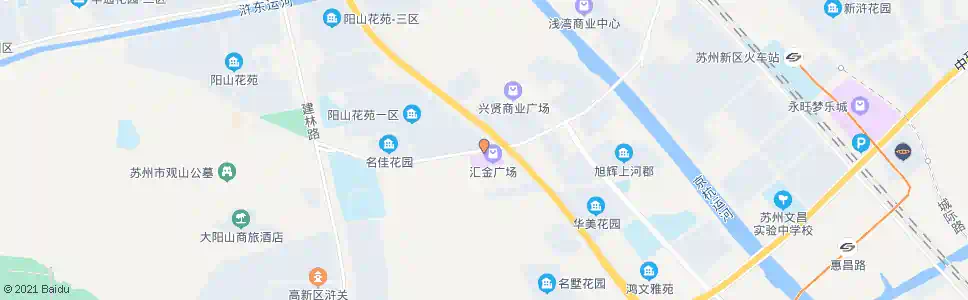 苏州阳山花苑东_公交站地图_苏州公交_妙搜公交查询2025