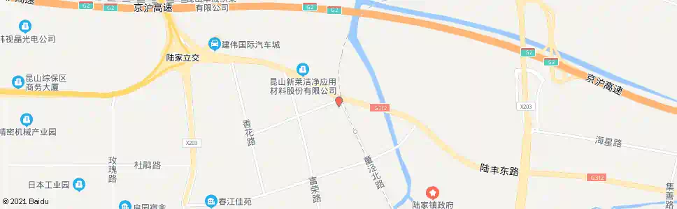 苏州陆家派出所_公交站地图_苏州公交_妙搜公交查询2025