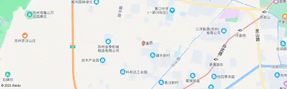 苏州金家村_公交站地图_苏州公交_妙搜公交查询2025