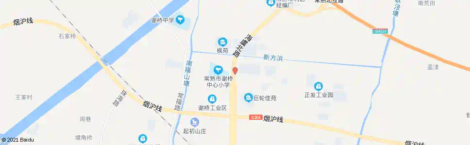 苏州谢桥管理区_公交站地图_苏州公交_妙搜公交查询2025