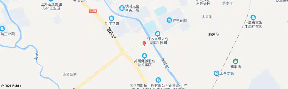 苏州健雄北门_公交站地图_苏州公交_妙搜公交查询2025