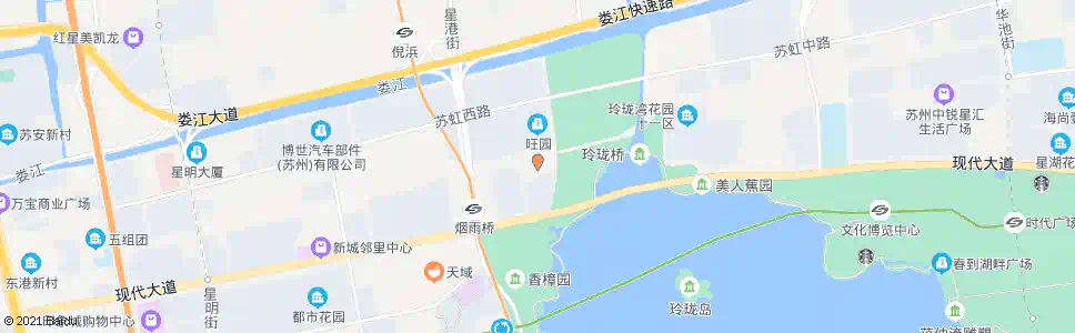 苏州星湾学校西校区_公交站地图_苏州公交_妙搜公交查询2025