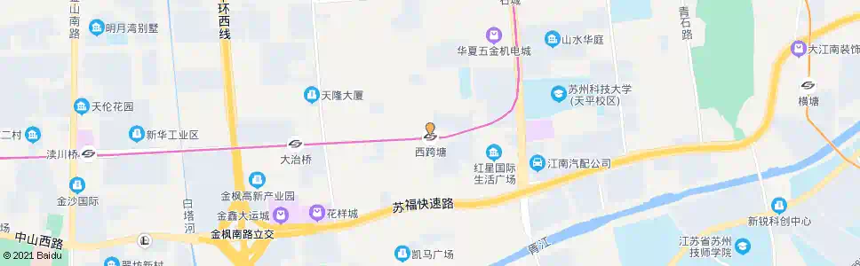 苏州花苑东路_公交站地图_苏州公交_妙搜公交查询2025