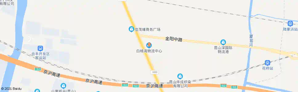 苏州白杨湾物流_公交站地图_苏州公交_妙搜公交查询2025