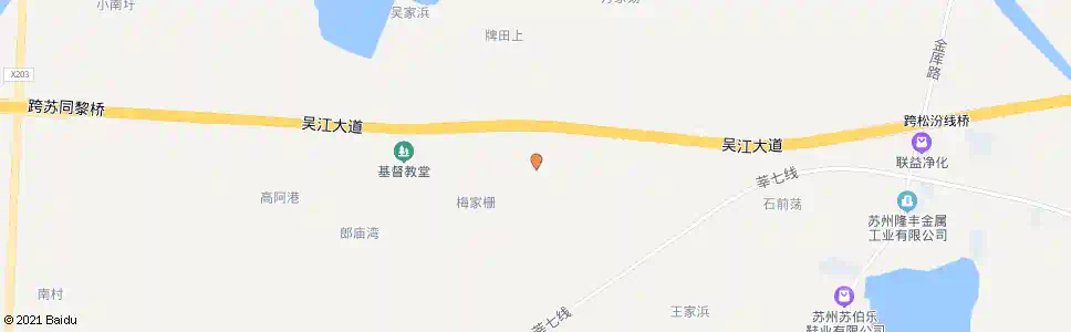 苏州梅石村_公交站地图_苏州公交_妙搜公交查询2025
