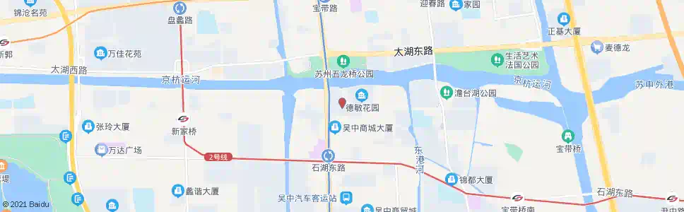 苏州碧波花园_公交站地图_苏州公交_妙搜公交查询2025