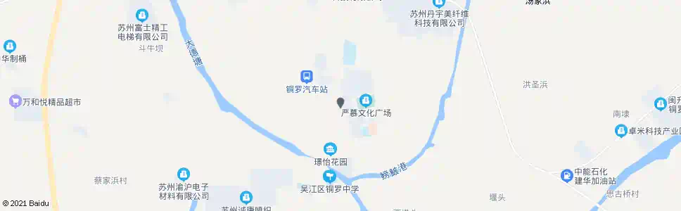 苏州铜罗农贸市场_公交站地图_苏州公交_妙搜公交查询2025
