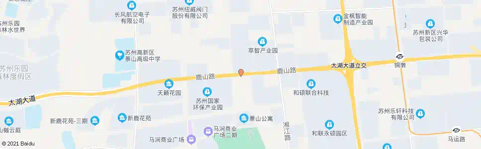 苏州湘江路何山路西_公交站地图_苏州公交_妙搜公交查询2025