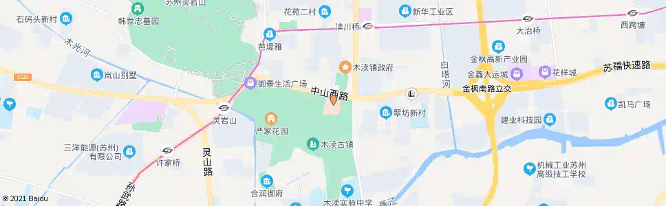 苏州木渎人民医院_公交站地图_苏州公交_妙搜公交查询2025