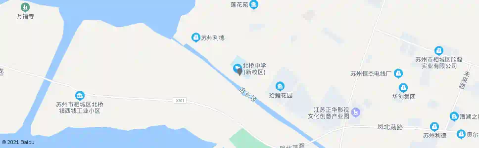 苏州北桥中学_公交站地图_苏州公交_妙搜公交查询2025