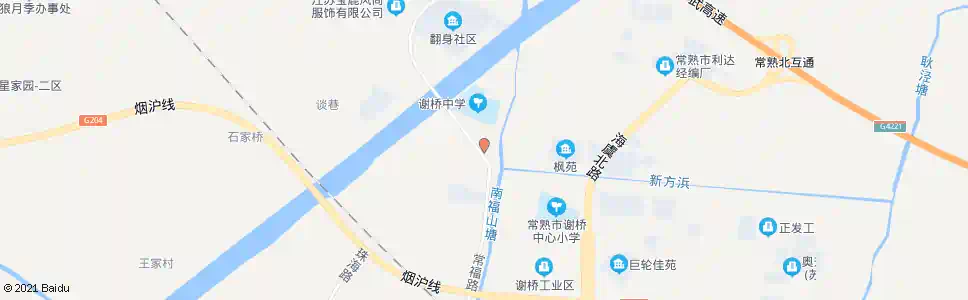 苏州谢桥转盘_公交站地图_苏州公交_妙搜公交查询2025