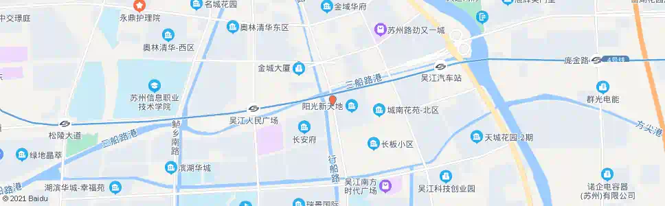 苏州阳光新天地_公交站地图_苏州公交_妙搜公交查询2025