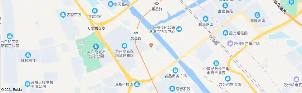 苏州白洋湾水厂_公交站地图_苏州公交_妙搜公交查询2025
