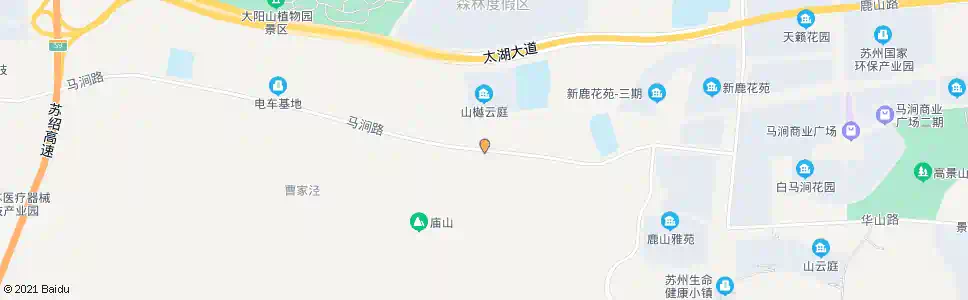 苏州皇冠山西_公交站地图_苏州公交_妙搜公交查询2025