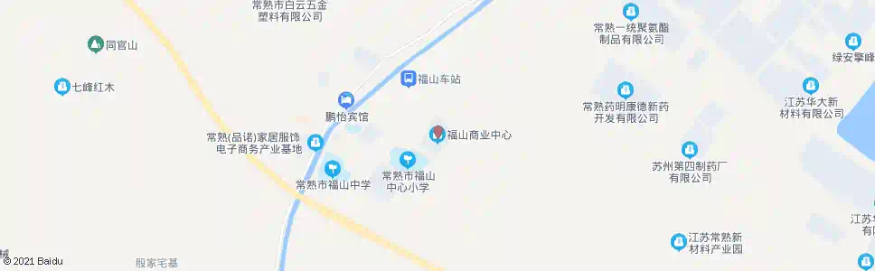 苏州福山商业中心_公交站地图_苏州公交_妙搜公交查询2025
