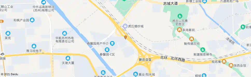 苏州黄家庄_公交站地图_苏州公交_妙搜公交查询2025