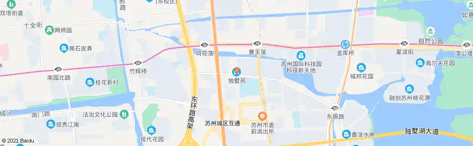 苏州独墅苑_公交站地图_苏州公交_妙搜公交查询2025