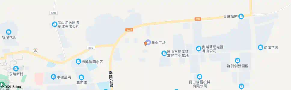 苏州锦溪邻里中心_公交站地图_苏州公交_妙搜公交查询2025