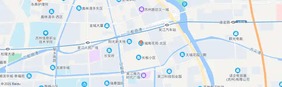 苏州城南花苑北区_公交站地图_苏州公交_妙搜公交查询2025