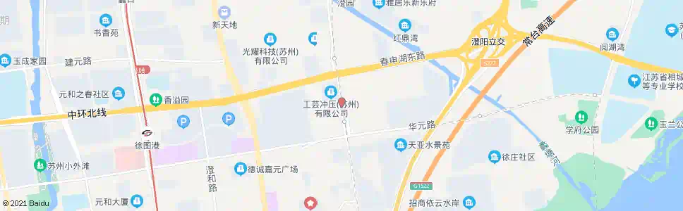 苏州澄阳路华元路北_公交站地图_苏州公交_妙搜公交查询2025