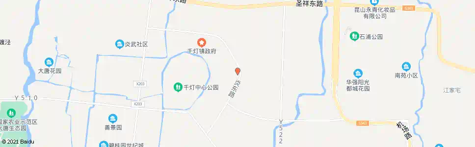 苏州千灯裕花园_公交站地图_苏州公交_妙搜公交查询2025