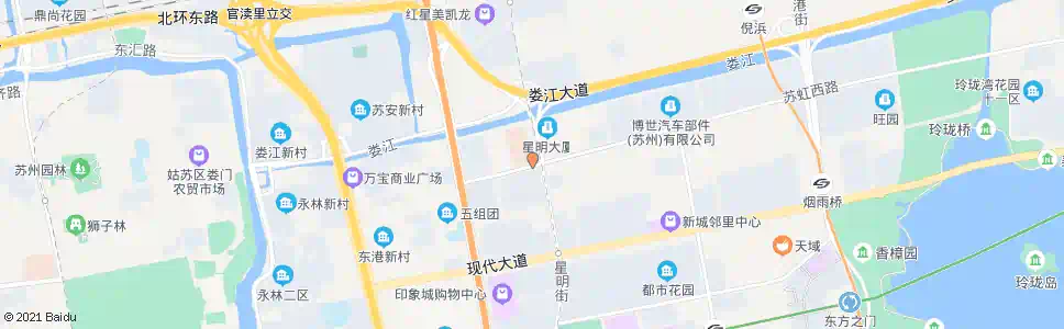 苏州园区公共卫生中心_公交站地图_苏州公交_妙搜公交查询2025