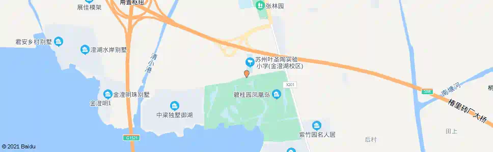 苏州金澄湖小学_公交站地图_苏州公交_妙搜公交查询2025