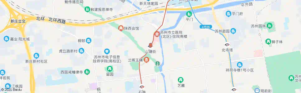 苏州山塘街站_公交站地图_苏州公交_妙搜公交查询2025