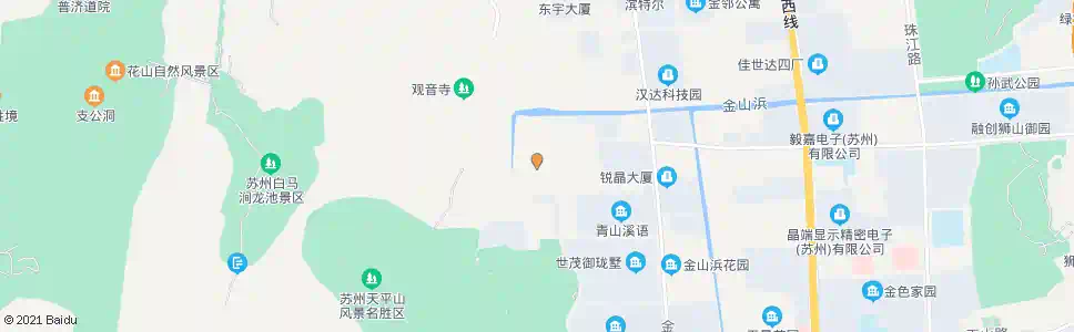 苏州苏州公交金山路保养场_公交站地图_苏州公交_妙搜公交查询2025