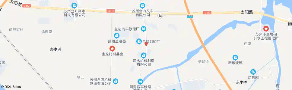 苏州金坞_公交站地图_苏州公交_妙搜公交查询2025