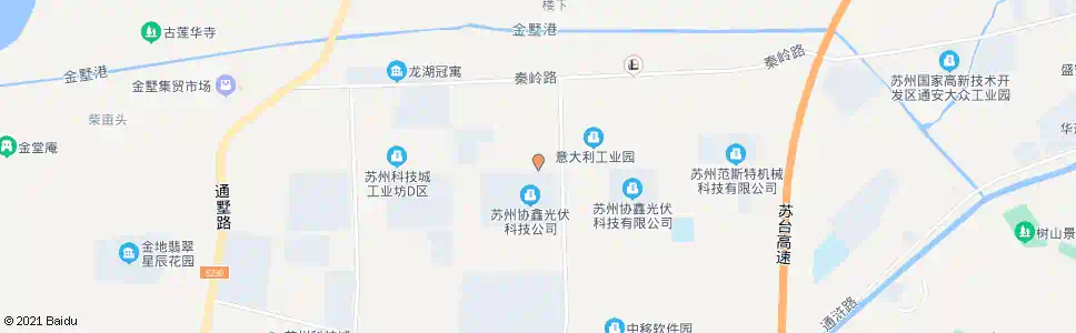 苏州五台山路嘉陵江路西_公交站地图_苏州公交_妙搜公交查询2025