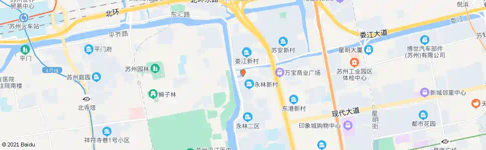 苏州娄门桥_公交站地图_苏州公交_妙搜公交查询2025