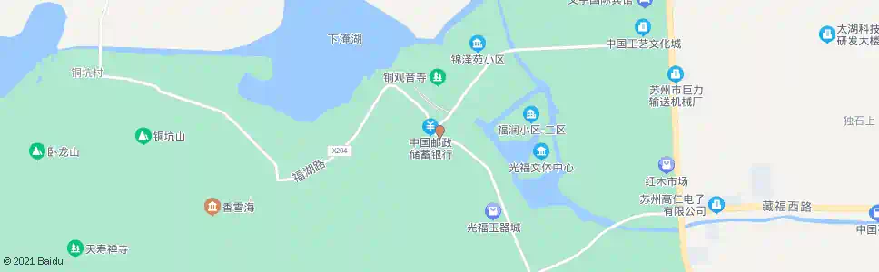 苏州光福_公交站地图_苏州公交_妙搜公交查询2025